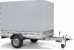 STEMA STL ALU 1500 KG 251 x 153 x 180 cm Innenh�he inkl. Plane/Spriegel grau 100km/h m�glich