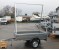 STEMA OPTI 750KG 201 x 108 x 33 cm mit 2x2m Alu Werbedreieck fest im Rahmen verschraubt abnehmba