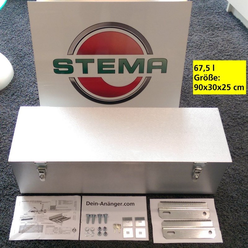 STEMA Deichselbox Staubox PKW Anhänger Werkzeugbox Werkzeug-Kiste