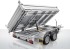 Humbaur 3 Seiten Kipper 363x185x35cm 3500KG HTK3500.37 E Pumpe & Hand