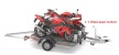 TEMARED Motorradtransporter 230x166cm f�r bis zu 3 Maschinen MOTO ROBUST 2315 1,3 T