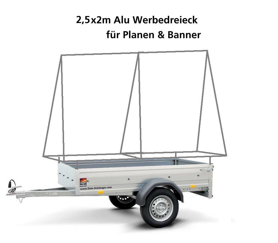 Anhänger kaufen Krefeld/Tönisvorst - Stema Opti 750Kg, mit Hochplane  Kastenmaß ca. 201x108x130 cm Voraussetzung für 100 km/h