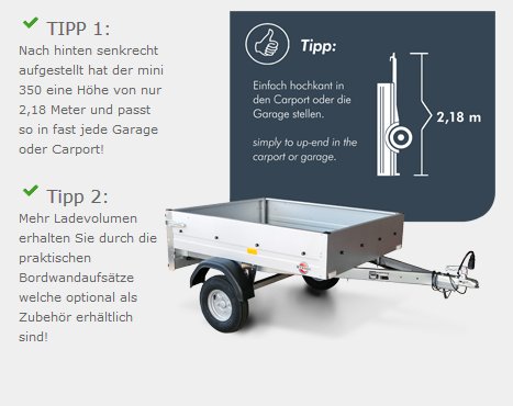 Stema Quad- und PKW-Anhänger Mini 350